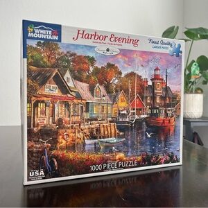 White Mountain Puzzles Harbor Evening Puzzle
